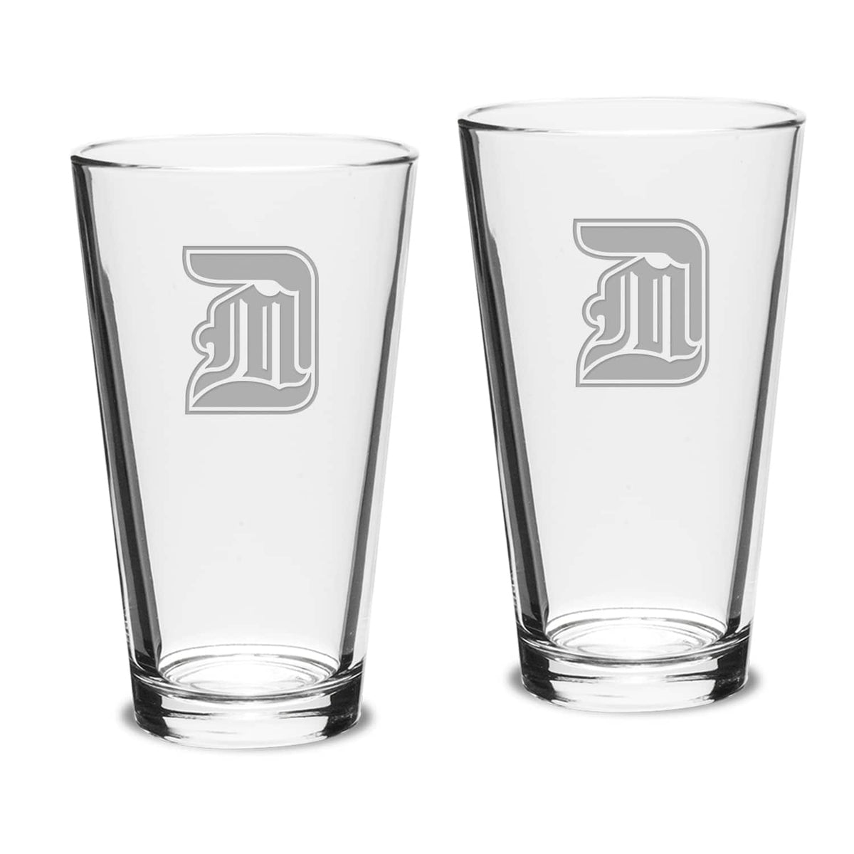 Jardine - Detroit Mercy Titans Team 16oz. 2-Piece Classic Pub Glass Set - Multicolor