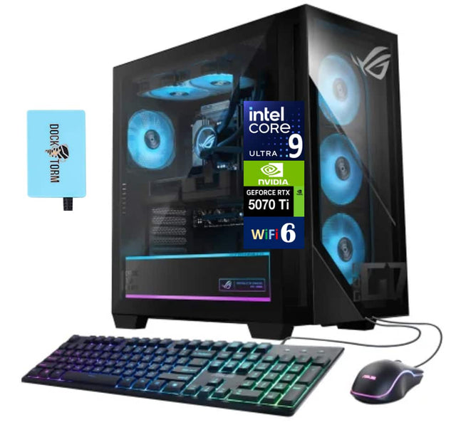 DOCK TORM  
Intel Core Ultra 9  
NVIDIA GeForce RTX 5070 Ti  
WiFi 6