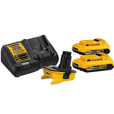 Dewalt - 18V to 20V Adapter Battery Combo Kit