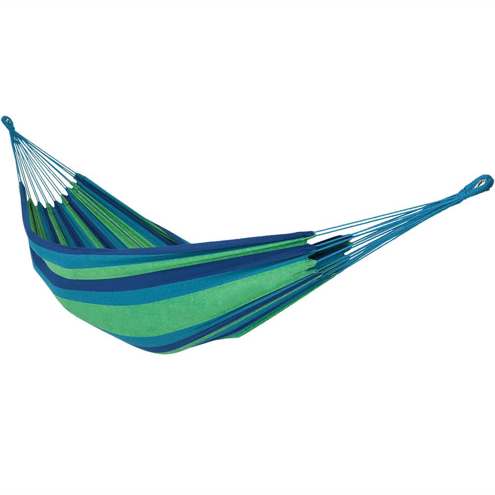 Sunnydaze - 2-Person Woven Cotton Brazilian Hammock - Oasis