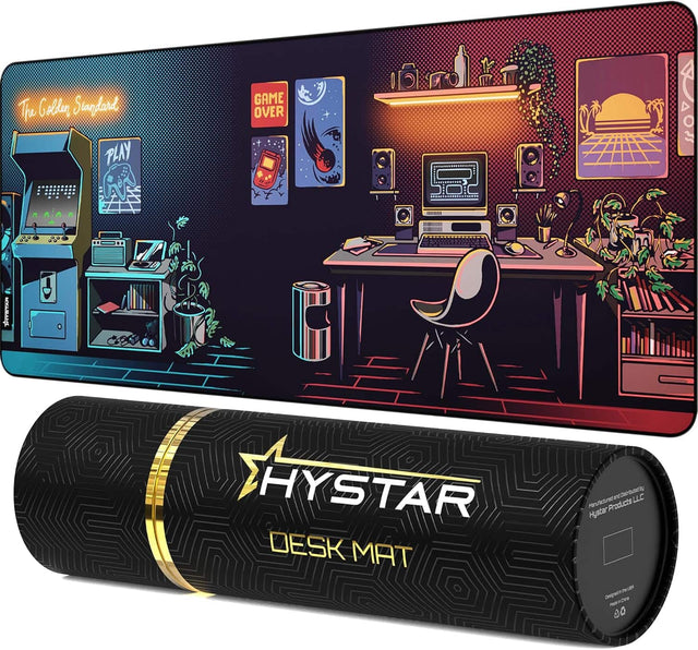 The Golden Standard  
PLAY GAME OVER  

HYSTAR DESK MAT  

Manufactured and distributed by  
Hystar Products LLC  

Designed by Hystar  
Made in China