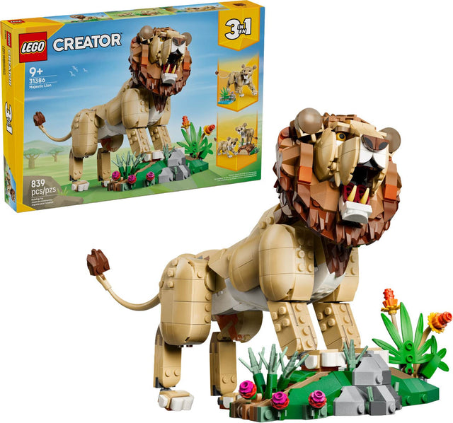 LEGO CREATOR 9+ 31386 Majestic Lion 839 pcs/pzs