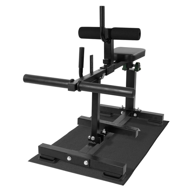 Front. BalanceFrom Fitness - BalanceFrom Fitness Adjustable Seated Calf Raise Machine, Home Gym Equipment - Black.