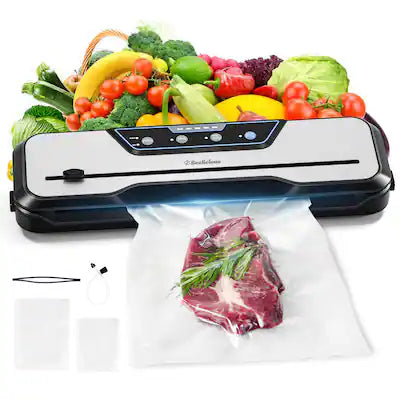 Beelicous - 8-In-1 Beelicous Automatic Food Vacuum Sealer Machine Food Saver with Starter Kits