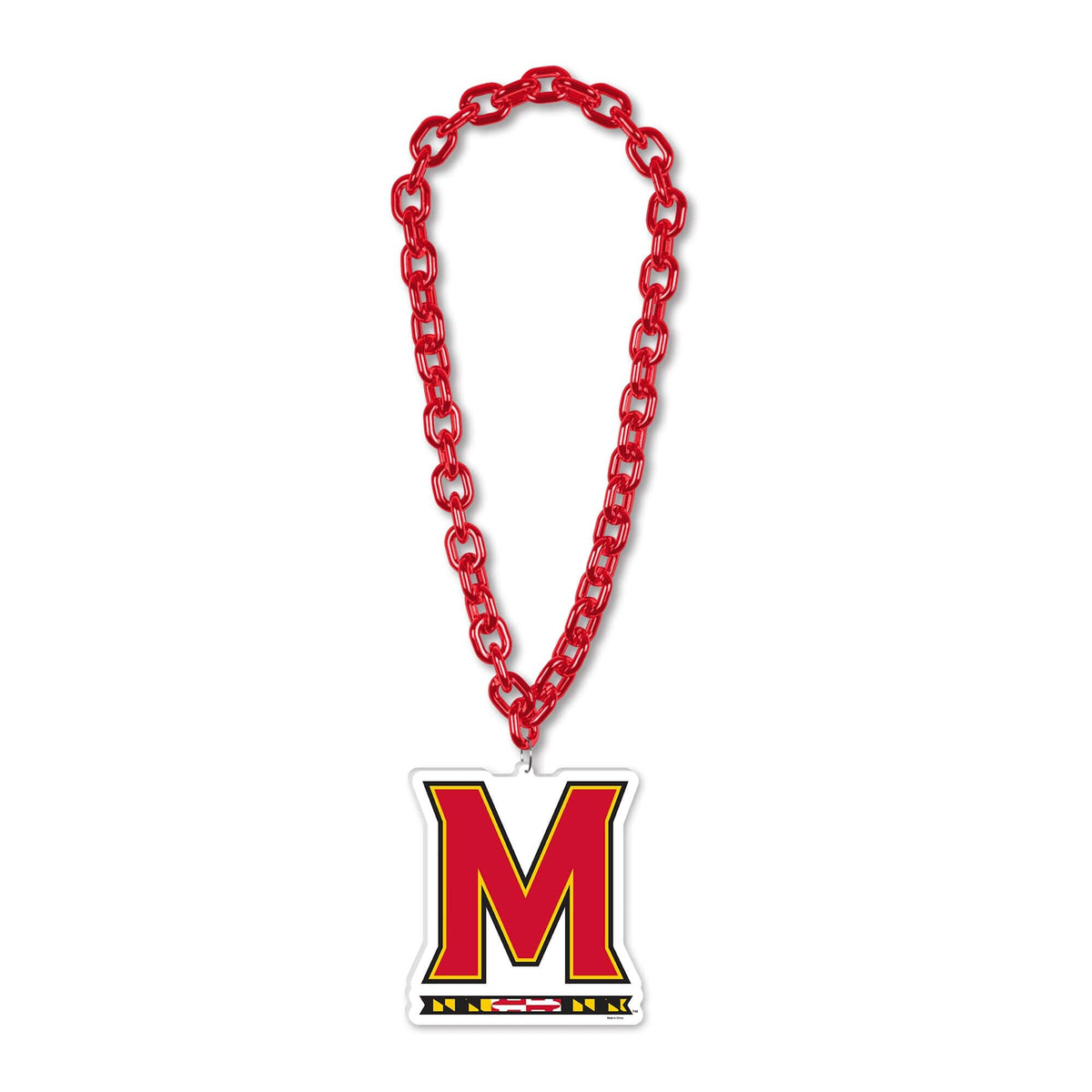 WinCraft - Maryland Terrapins Big Chain Necklace - Multicolor