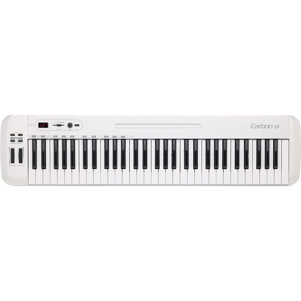 Samson - Carbon 61-Key USB MIDI Keyboard Controller - White
