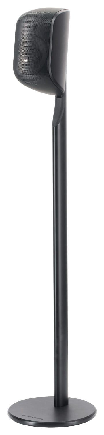 Front. Bowers & Wilkins - M1 Speaker Stands (2-Pack) - Black.