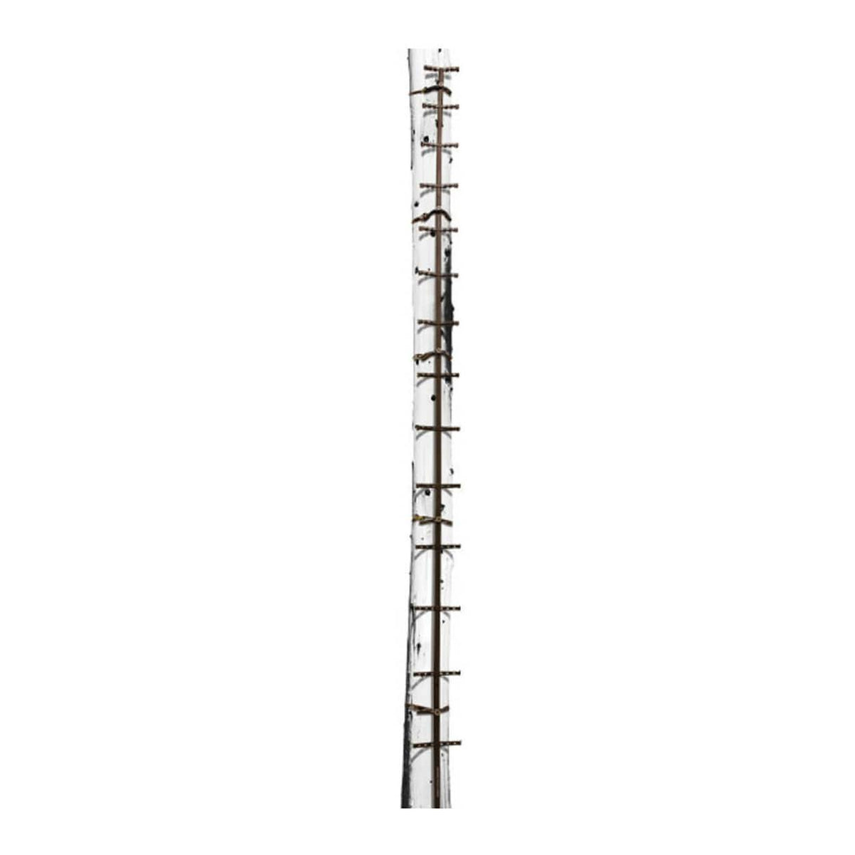 Hawk - Traction 20 Feet Stacking Mud Stick with Dual Sided Non Slip Steps - Black