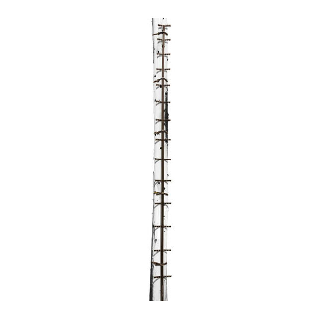 Front. Hawk - Hawk Traction 20 Feet Stacking Mud Stick with Dual Sided Non Slip Steps - Black.
