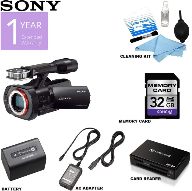 SONY YEAR 1 Warranty Extended LENS TISSUE CLEANING KIT MEMORY SONY CARD moyonna SP Enoa EC M 32 GB SDHC 10 MEMORY CARD 1 MTOLITHIUM ActiFORCE V 18 - - Transcend USB3.0 - - CARD READER BATTERY AC ADAPTER