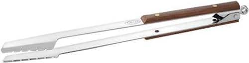 Angle. DCS by Fisher & Paykel - Grill Tongs - Brown.