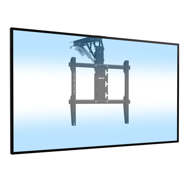 Front. Mount-It! - Motorized Ceiling TV Mount – 50″–90″ TVs, Remote-Controlled, 0–87.5° Tilt, 88 lb Capacity - Black.
