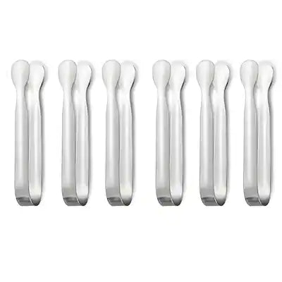 Kitcheniva - Stainless Steel Mini Tongs 6Pcs