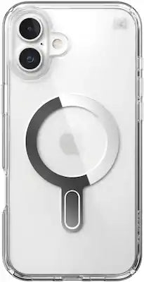 Speck - Presidio Perfect Clear ClickLock Case with MagSafe for Apple iPhone 16 Plus