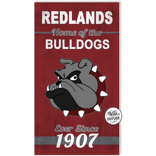 REDLANDS Home of the BULLDOGS
Ever Since 1907
Look use INSIDE or OUTSIDE
