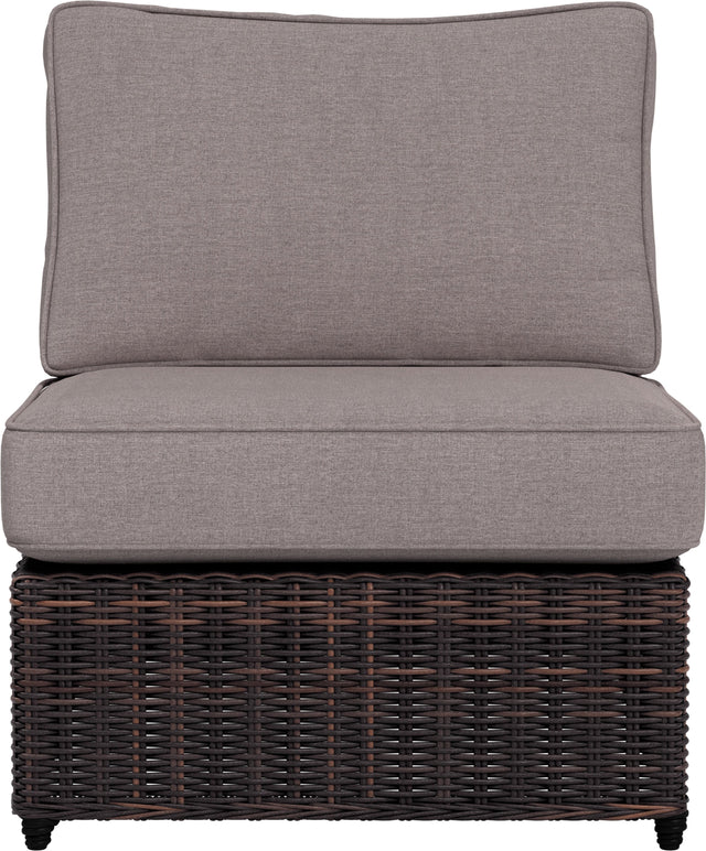 Front. Yardbird® - Waverly Outdoor Armless Insert - Shale.