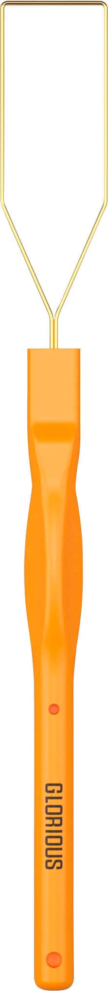 Front. Glorious - Keycap Puller with Gold Plated Stainless Steel Wire and Ergonomic Grip for Mechanical Keyboards - Orange.