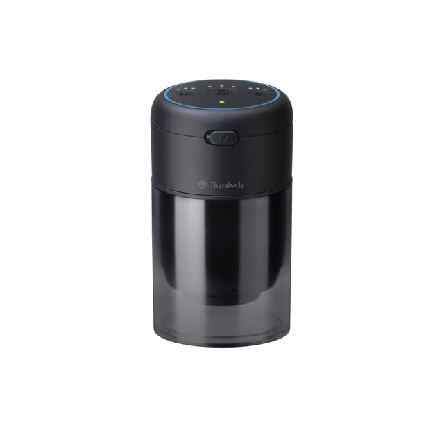 Front. Therabody - Therabody - TheraCup - Easy-To-Use Cupping With Heat And Vibration For Targeted Pain Relief - Black - Black.