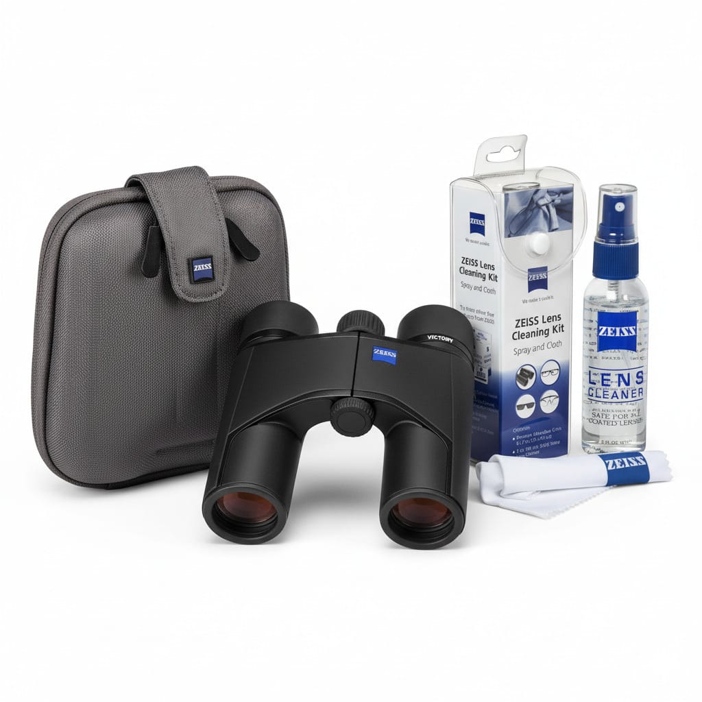 ZEISS - 8x25 Victory Pocket Binoculars with Lens Cleaning Kit