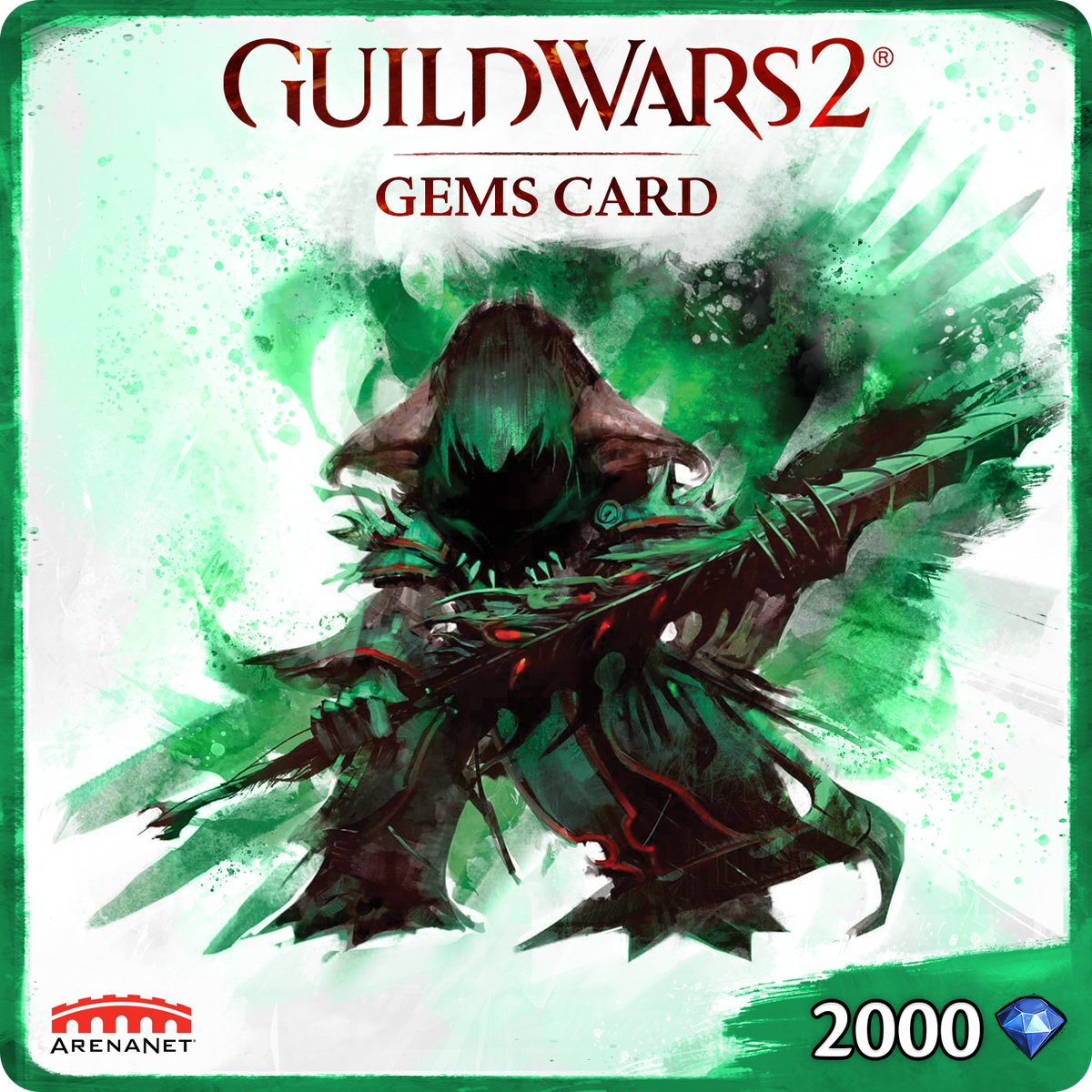 Guild Wars 2 Gem Card $25 [Digital]