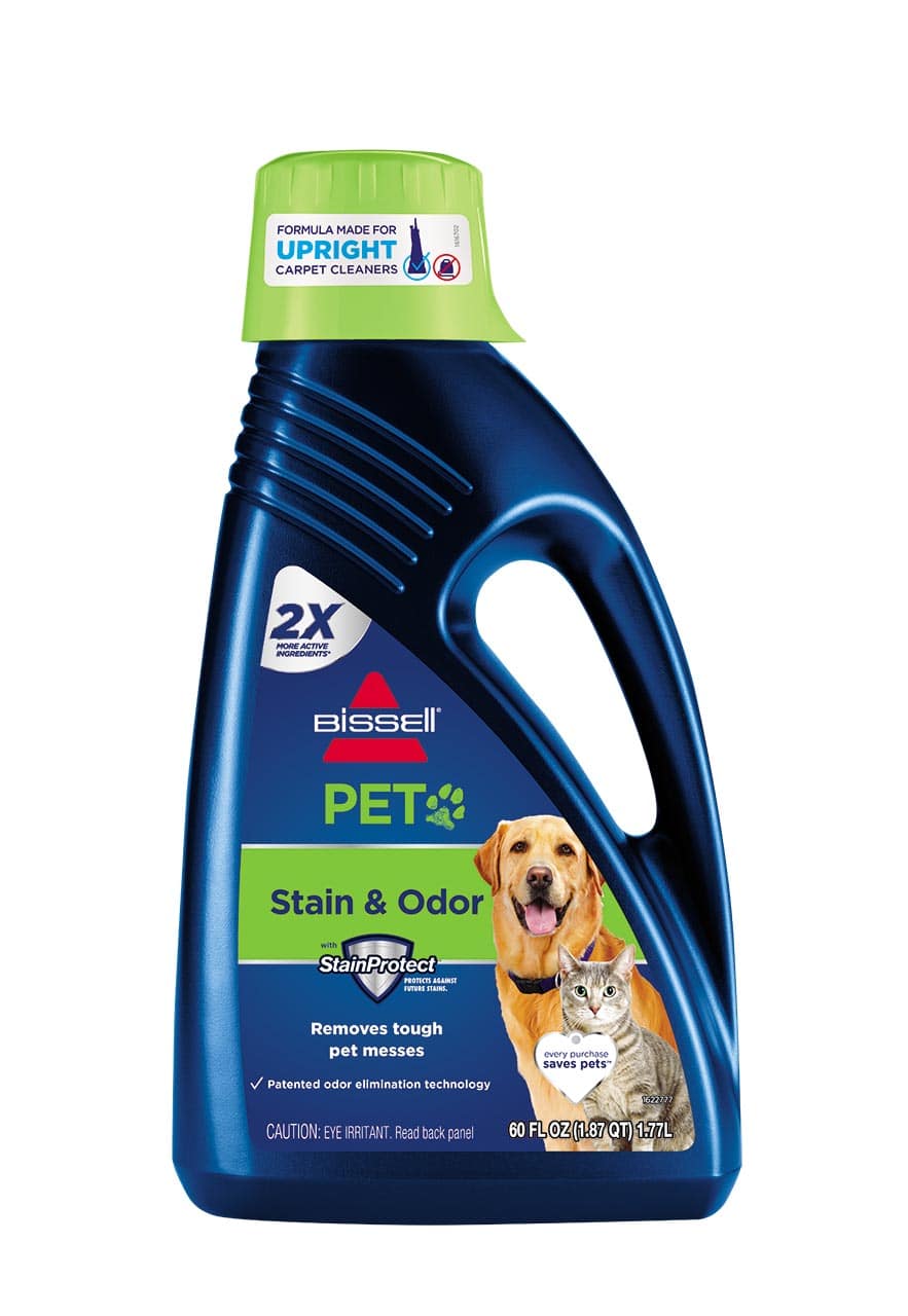BISSELL - Pet Stain & Odor Upright Carpet Formula (60 oz.) - Blue