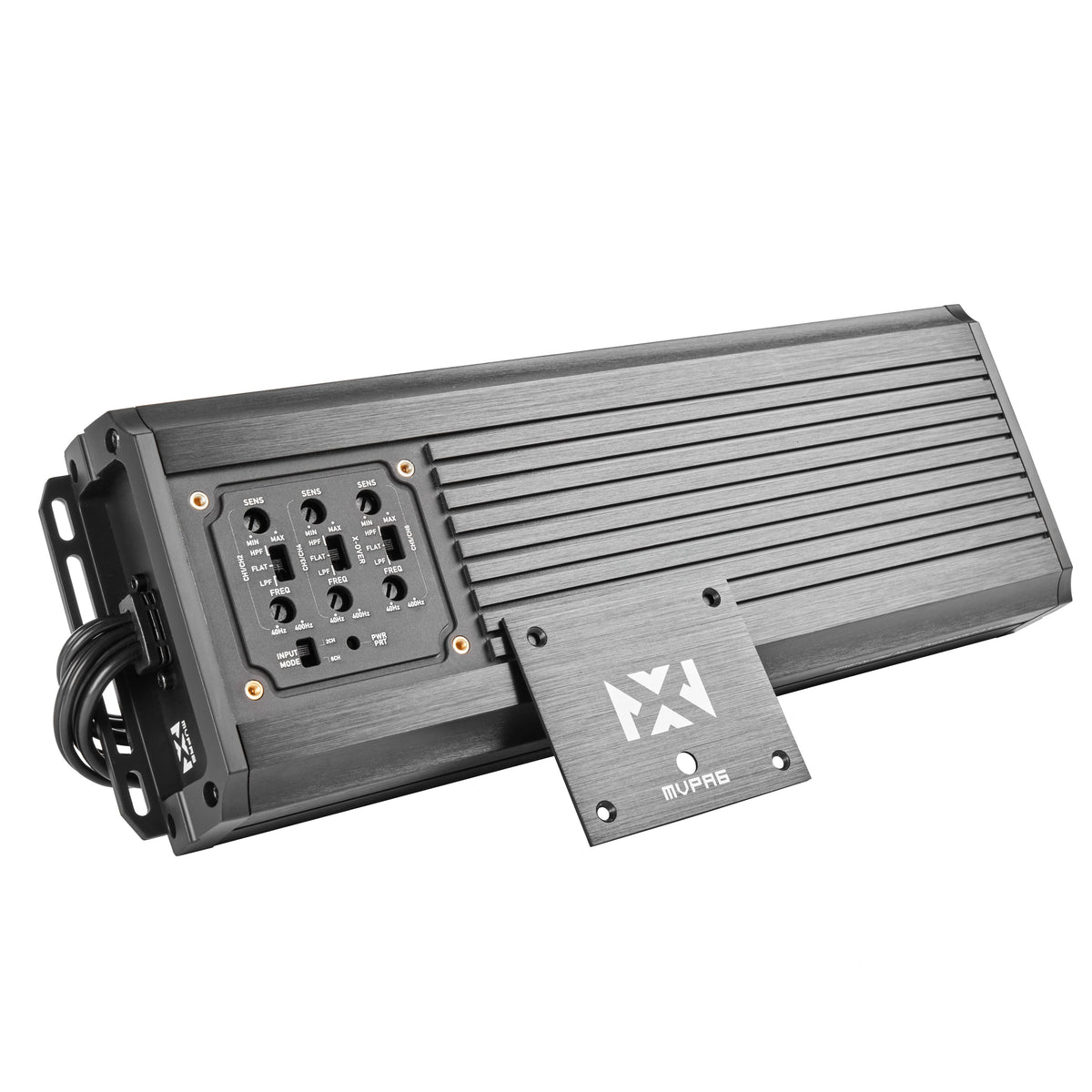 NVX - MVPA6 900W RMS 6-Channel Bridgeable Marine-V Series Micro Class D Waterproof Amplifier for Marine/Powersports/Motorcycle