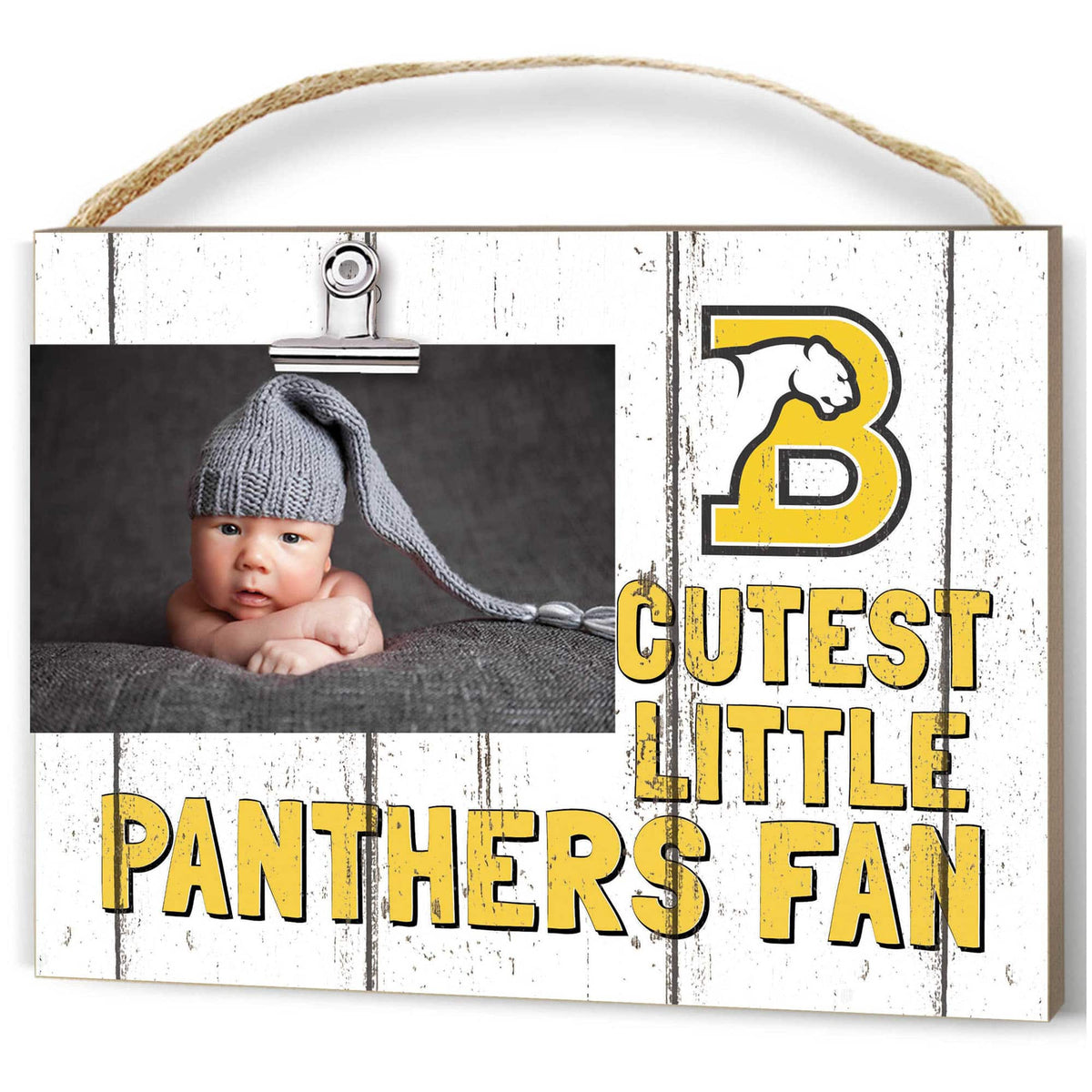 Jardine - Birmingham-Southern Panthers 16" x 22" Cutest Little Weathered Logo Frame - White