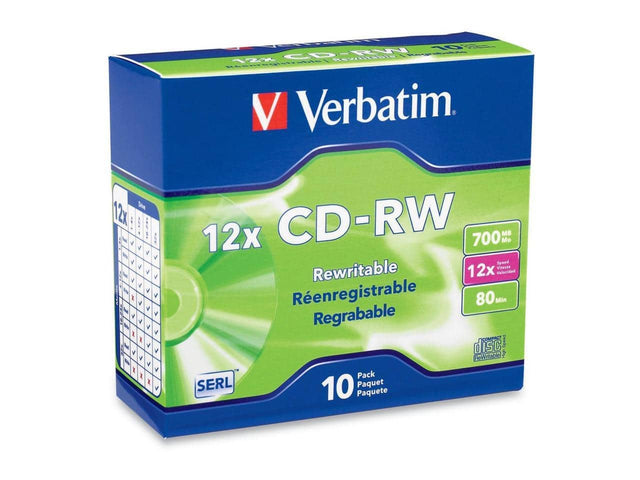 12x V  
4 V 4 I V F  
V 10 CD-ETN AA 12K A / PewLute RESR  
V Verbatim.  
12x CD-RW 700 MB Mo Speed VitAame Rewritable 12x Velecidad Renregistrable 80 Min Regrabable COMPACT Speed disc Highh nWhizable Pack SERL 10 Paquet Paquete