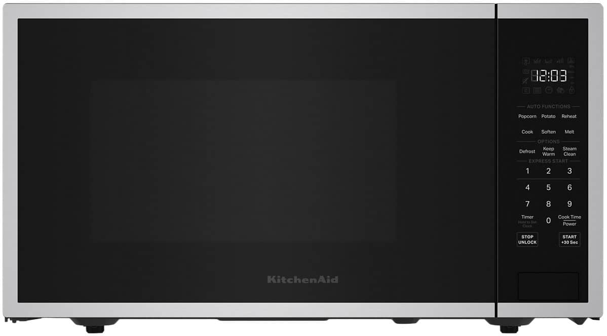 KitchenAid - 2.2 Cu. Ft. Countertop Microwave - Stainless Steel