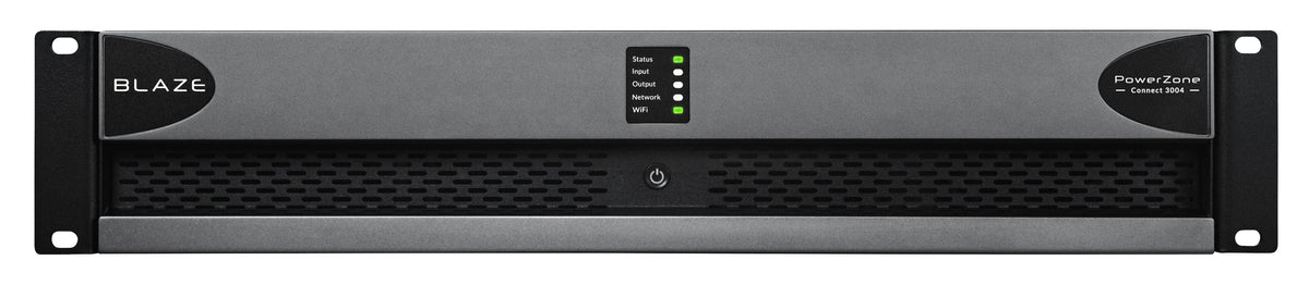 Sonance - Blaze PowerZone Connect 3004 – 3000 W DSP-enabled Class-D amplifier with 4 channels (Each) - Black