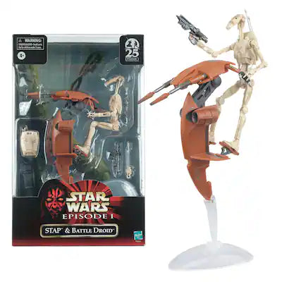 Hasbro - Star Wars Black Series Battle Droid and STAP 6-Inch Action Figure Set