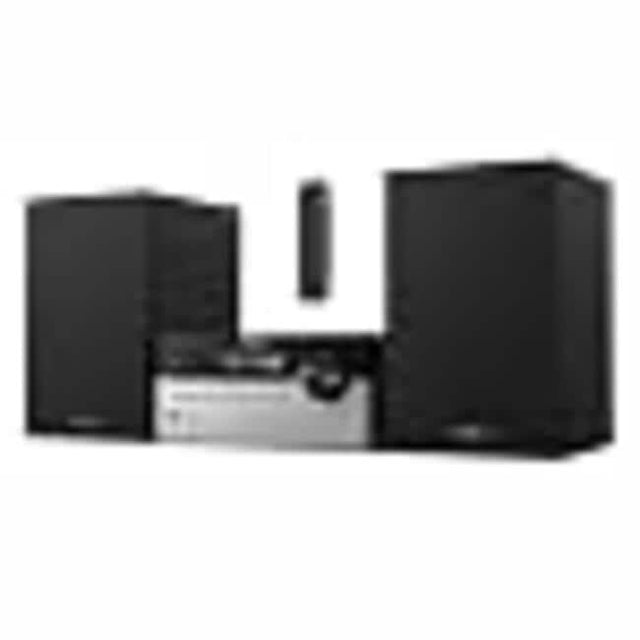 Front. Philips - Bluetooth Stereo System With CD Player, MP3, USB, Audio In, FM Radio, Bass Reflex Speakers, 60W, Remote Control (TAM42.. - Black.