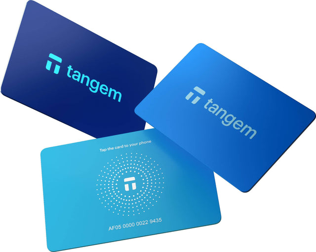 Tap the T tangem card to your phone

T tangem 0022 9435 AF05 0000