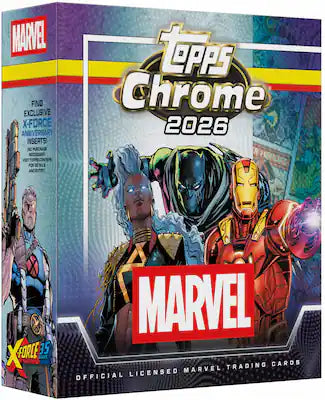 Topps - 2026 Topps Chrome Marvel Comics Mega Box