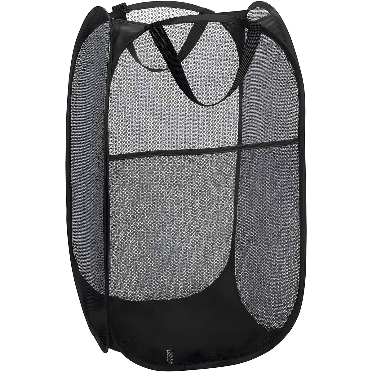 Kitcheniva - Foldable Mesh Popup Laundry Hamper - Black