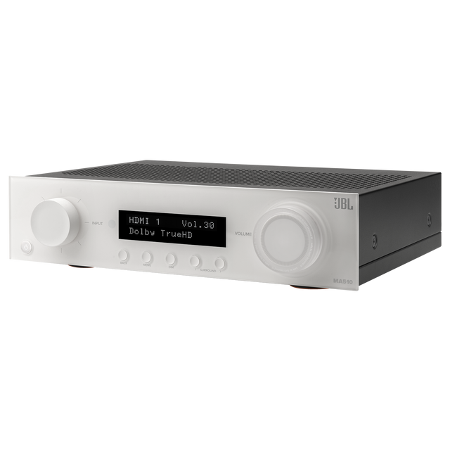 INPUT HDMI 1 Vol.30 30 Dolby TrueHD VOLUME ! JBL ! ! M - SUBOUND | C - - R MAS10