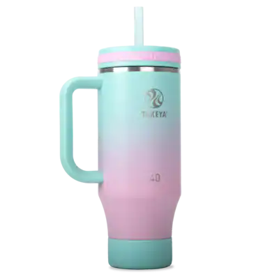 Takeya - 40-oz. Straw Tumbler with Handle