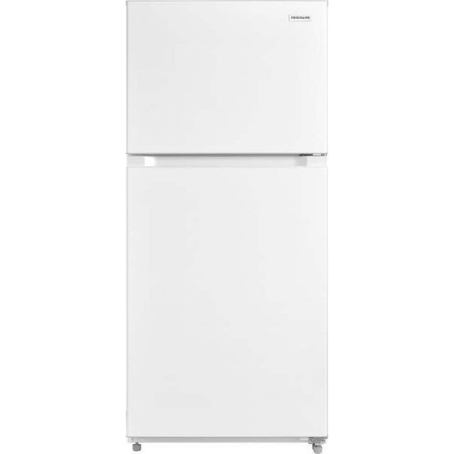 Front. Frigidaire - 19 Cu. Ft. Garage Ready Top Freezer Refrigerator - White.