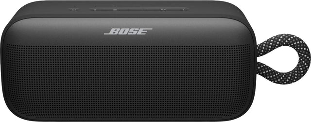 Front. Bose - SoundLink Plus Portable Bluetooth Speaker with Powerful Sound & Deep Bass - Black.