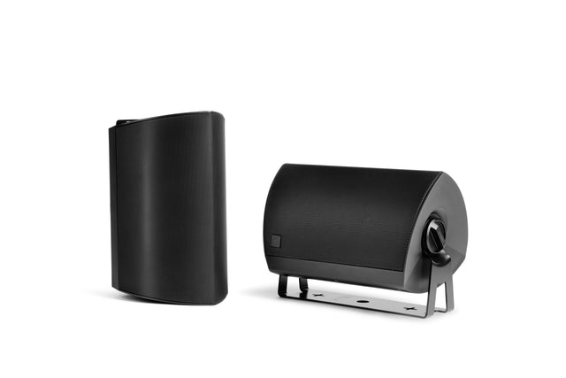 Front. Definitive Technology - Dymension 5.25" 2-Way Outdoor Wall Mount Speakers Pair - Black.