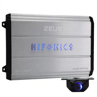 Hifonics - Zeus 2400W Max Class D Monoblock Car Audio Amp & Bass Knob, ZXX-2400.1D