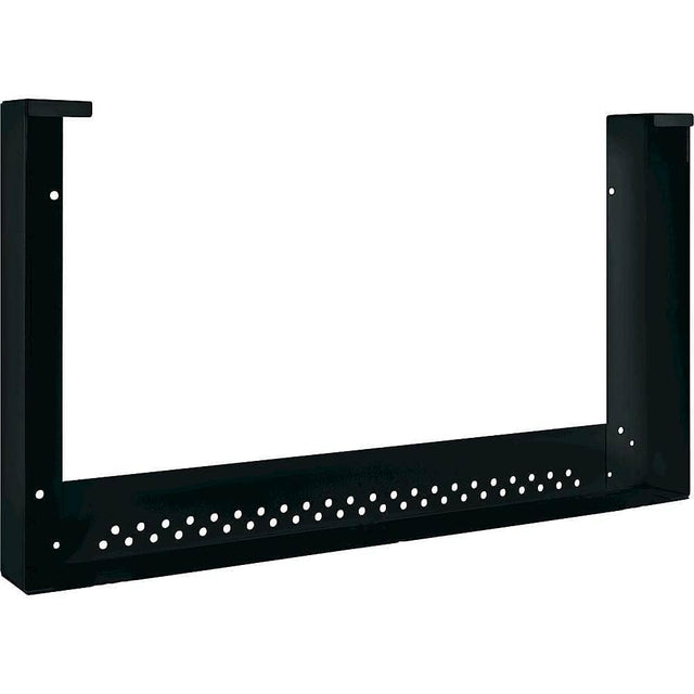 Front. GE - 15" Bump Out Kit for Microwave Ovens - Black.