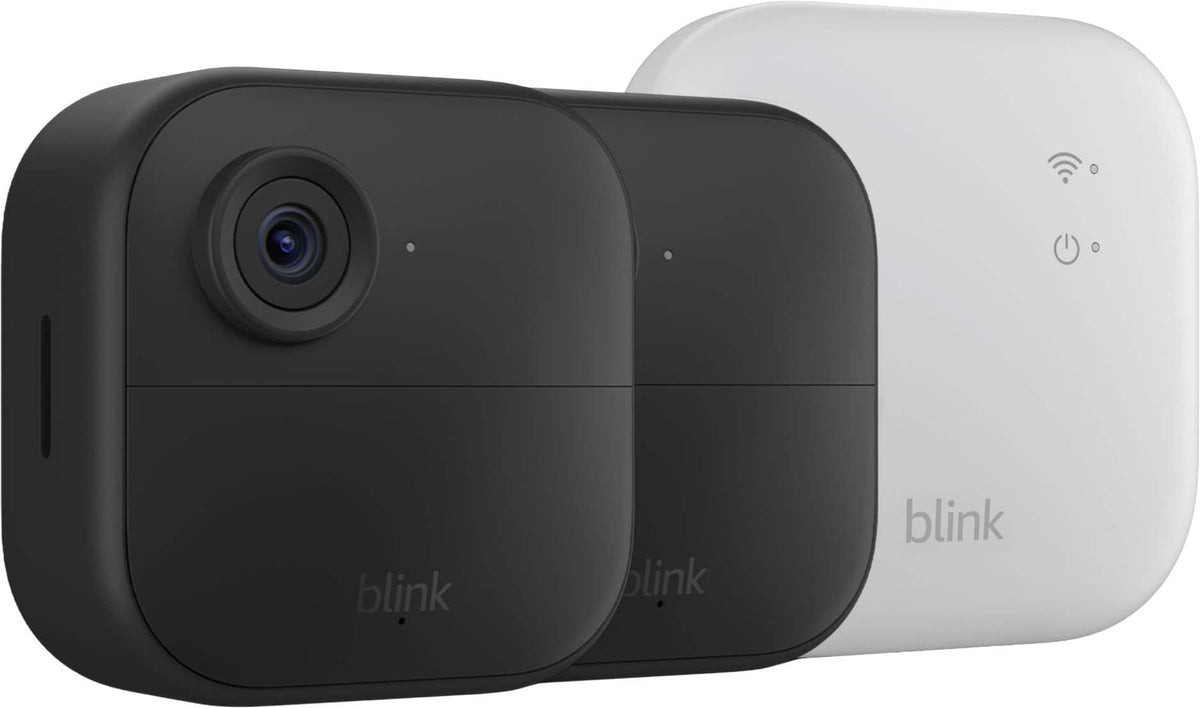 Blink - Outdoor 4 XR — Wireless security camera with extended range, up to 400 feet. Sync Module XR included — 2 Cameras - Black