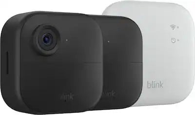 Blink - Outdoor 4 XR — Wireless security camera with extended range, up to 400 feet. Sync Module XR included — 2 Cameras