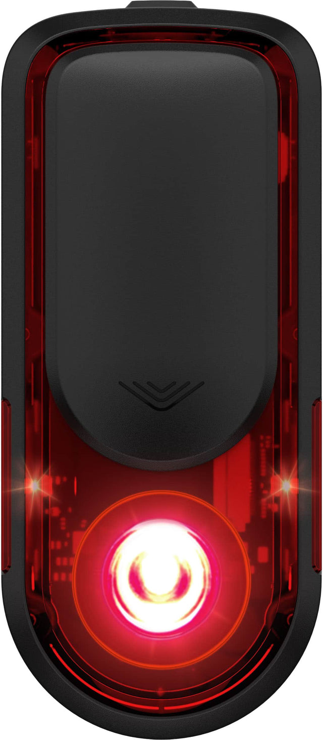 Front. Garmin - Varia RearVue 820 Radar Tail Light - Black.