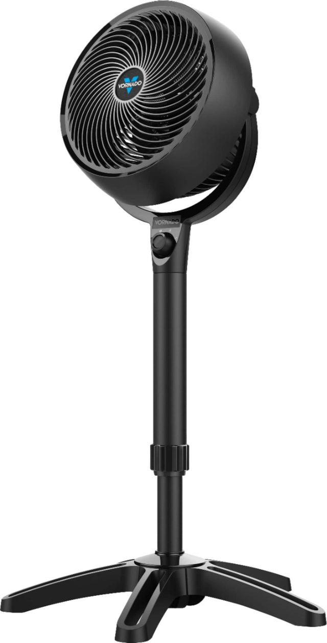 Front. Vornado - 683 Pedestal Circulator Fan - Black.