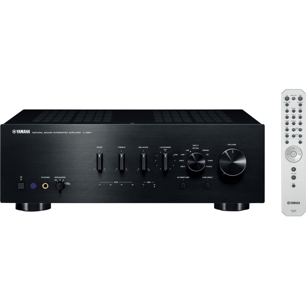 Yamaha - A-S801 320W 2-Ch. Integrated Amplifier - Black