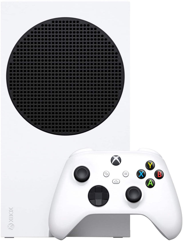 Front. Microsoft - Geek Squad Certified Refurbished XBOX Series S 1TB All-Digital Console (Disc-Free Gaming) - Robot White.