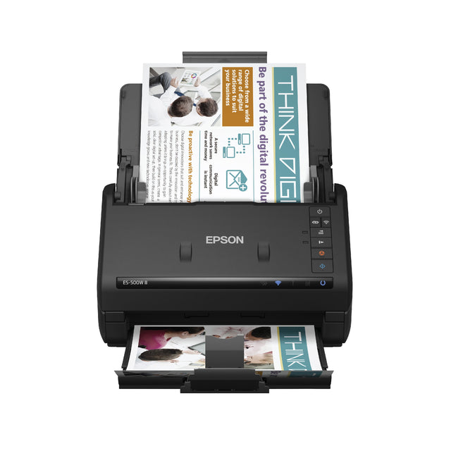 I Choose to be part of the digital revolution. With the Epson ES-500W, you can enjoy a wide range of business essentials to digital from suit 2 to 3. The Epson ES-500W is a proactive innovation in technology, and it allows you to secure money and communicate with ease. Be part of THINK the digital revolution and take advantage of the benefits of digital technology.