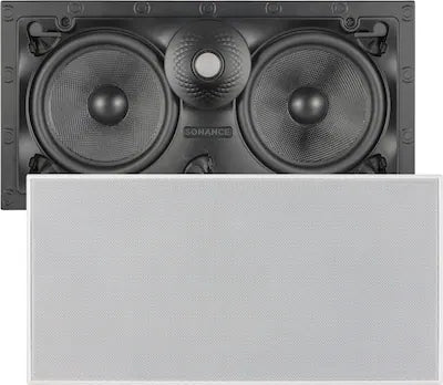 Sonance - VX66 LCR SINGLE SPEAKER - Visual Experience Series 6-1/2" 2-Way LCR (Left, Center, or Right) In Wall Speaker (Each)